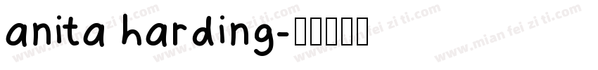 anita harding字体转换